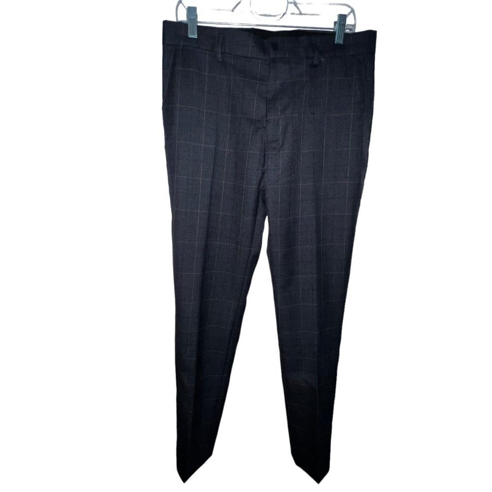 MARC BY MARC‎ JACOBS Martin Fit Low Rise Skinny Wool Blend Dress Pants 32x34 New